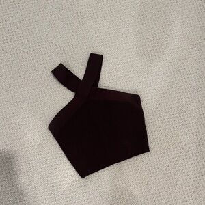 Aritzia Sculpt Knit Criss Cross Cropped Tank